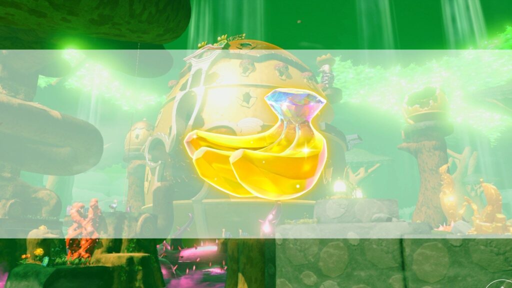 Forest Layer Banandium Gem (banana) locations in Donkey Kong Bananza