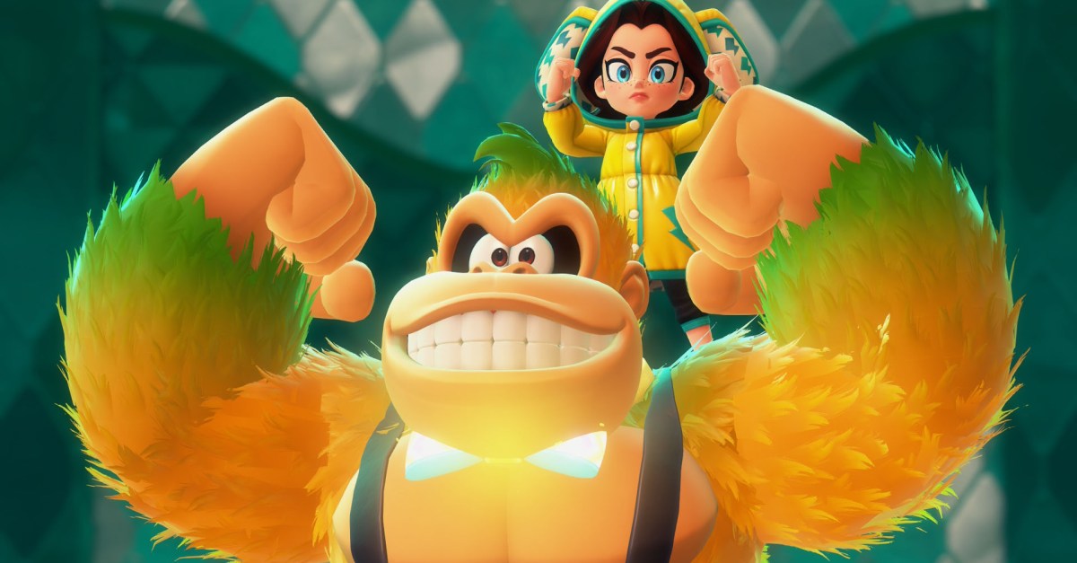 Donkey Kong is a big ol’ softie in Bananza, despite all the punching