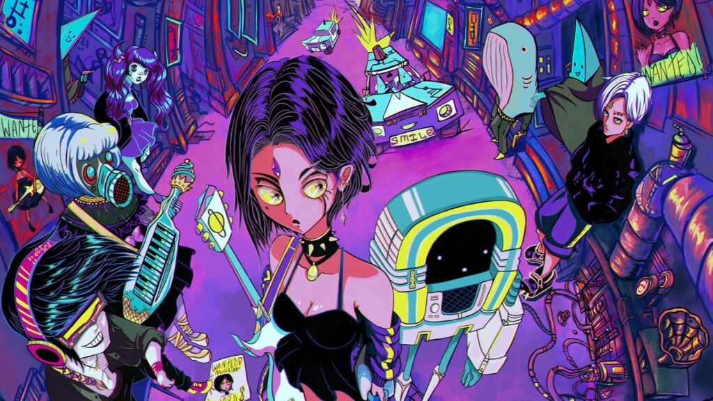 Epic Games Store is giving away a cool turn-based cyberpunk rhythm RPG