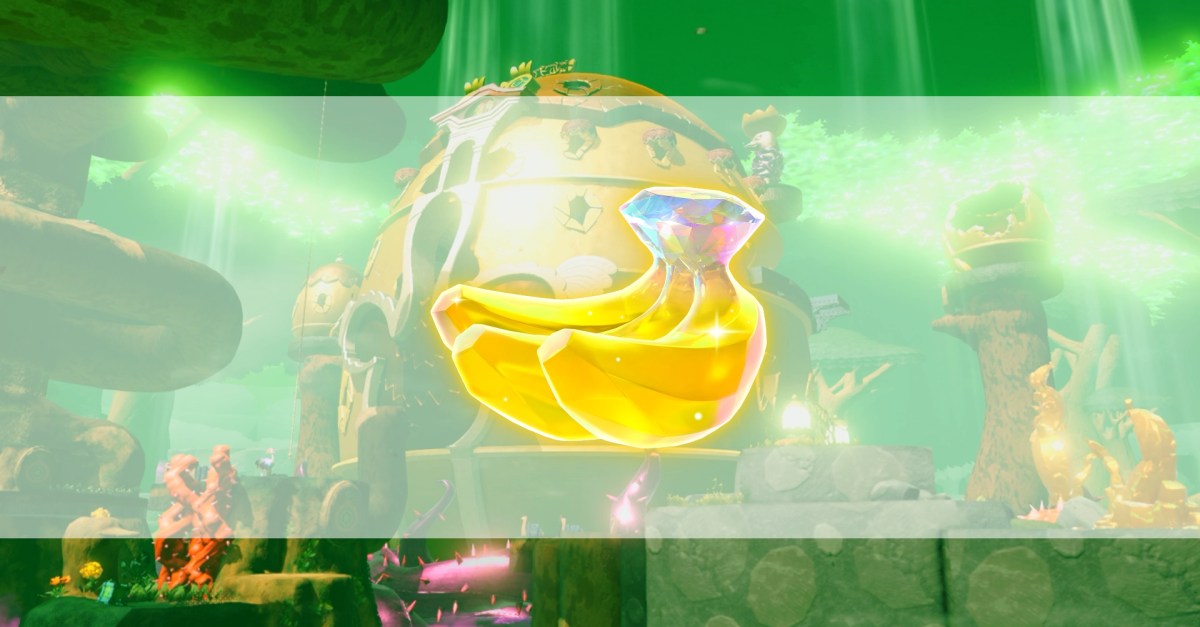 Forest Layer Banandium Gem (banana) locations in Donkey Kong Bananza