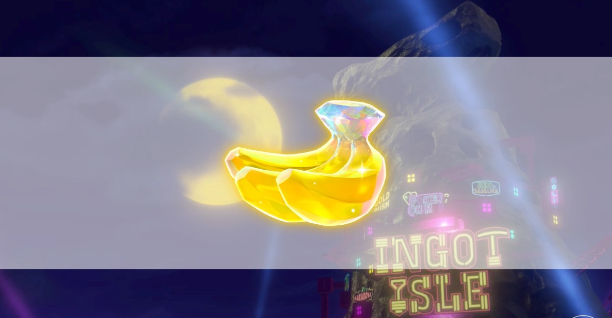 Ingot Isle Banandium Gem (bananas) locations in Donkey Kong Bananza