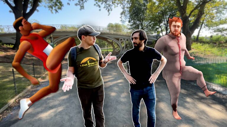 Bennett Foddy's Baby Steps started as "QWOP but good"